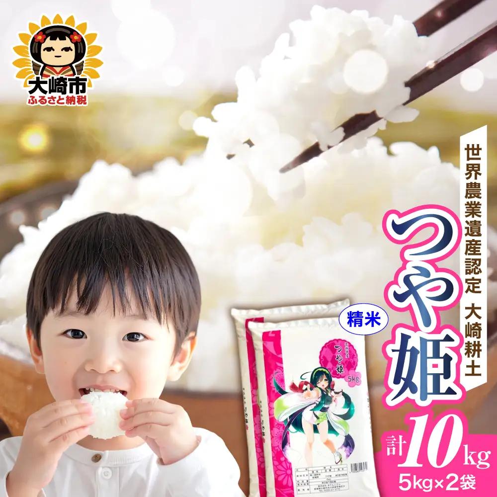 《精米》令和7年 宮城県産 つや姫 10kg(5kg×2) | ot004-th-10kg-r704