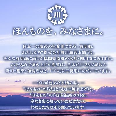 ふるさと納税 柳川市 【訳あり】有明海産焼のりセット　板のり計85枚分 |  | 03