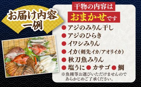 干物 ひもの みりん干し アジ あじ イワシ いわし イカ カマス カサゴ アカハタ 秋刀魚 鯛 ひものや つかもとの旬のおまかせ干物詰め合わせ《松》 [JDR003] のし ギフト