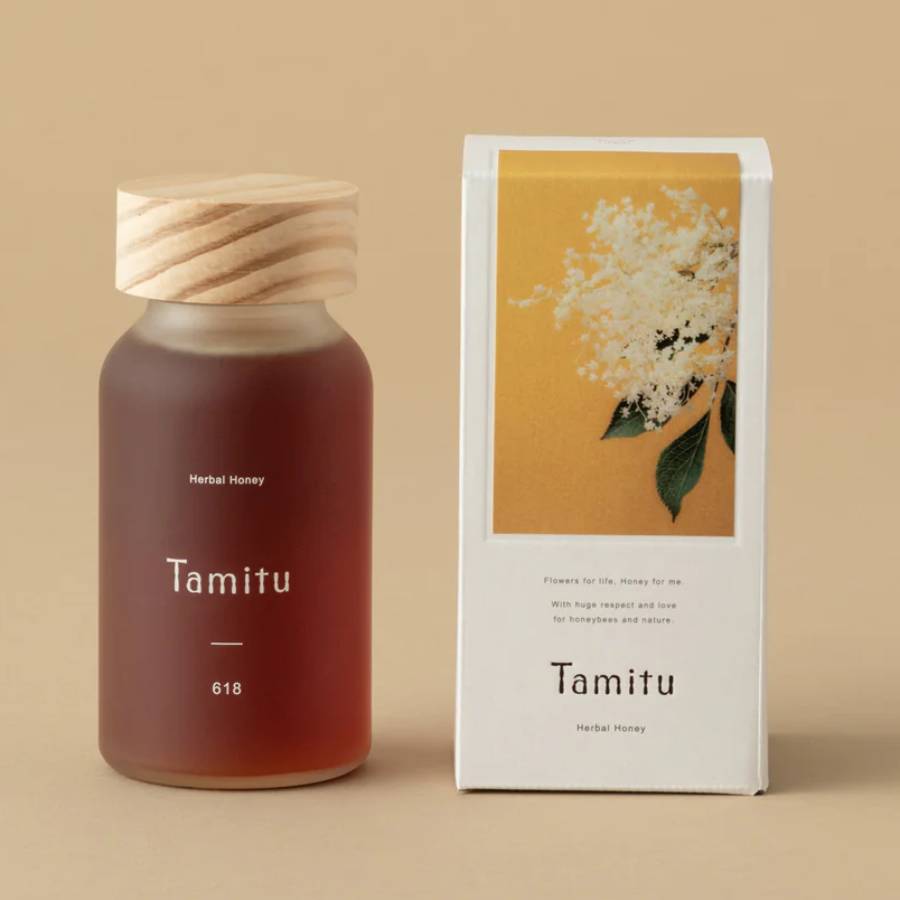 ＜Tamitu＞ハーブ・スパイスはちみつ（生姜とマヌカのハーバルハニー）「Herbal Honey 618」250g