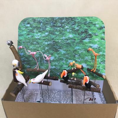 ふるさと納税 那珂川市 鳥がいっぱいピック 12本