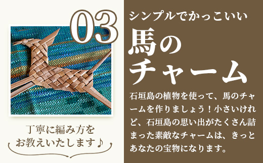 石垣島の植物クラフトワークショップ (5月下旬より順次発送) HM-5