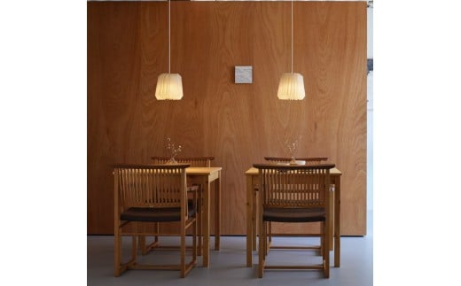 【南砺市】松井機業「城端しけ絹」しけ絹の照明　M size・フランジ（引掛シーリング取付式）