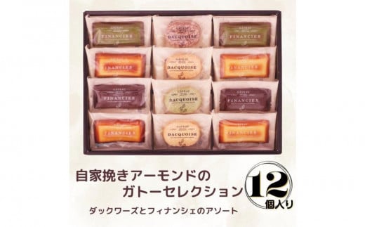 自家挽きアーモンドのガトーセレクション（12個）