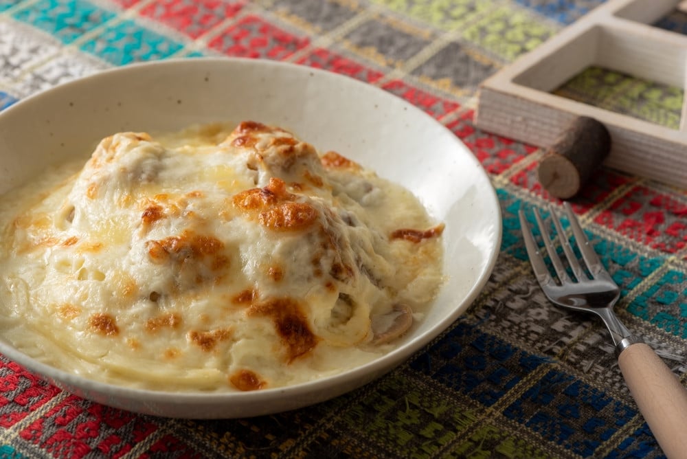 料理例（トロイカ豪華セット：ロールキャベツ）
