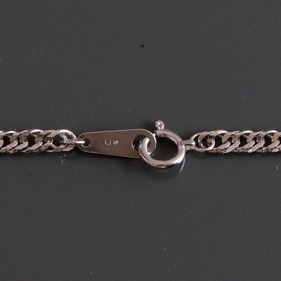 純プラチナ喜平12面カットネックレス60cm【幅3.0mm・厚さ1.1mm】【配送不可地域：沖縄県】