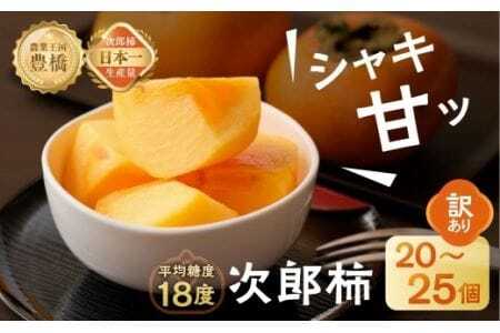 ≪先行予約≫ 次郎柿　平箱（訳あり）柿 柿