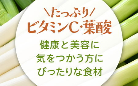 【先行予約】ビタミンCと葉酸たっぷり「畑のサプリ白ネギ」食べきり3袋【2025年11月以降順次発送予定】【長ネギ 長ねぎ 葱 長葱 白葱 野菜 鍋 贈答 ギフト】 [A-2613]