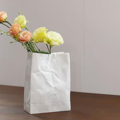 ふるさと納税 瀬戸市 【瀬戸焼】クリンクルスーパーバッグ#2 花器【セラミック・ジャパン】