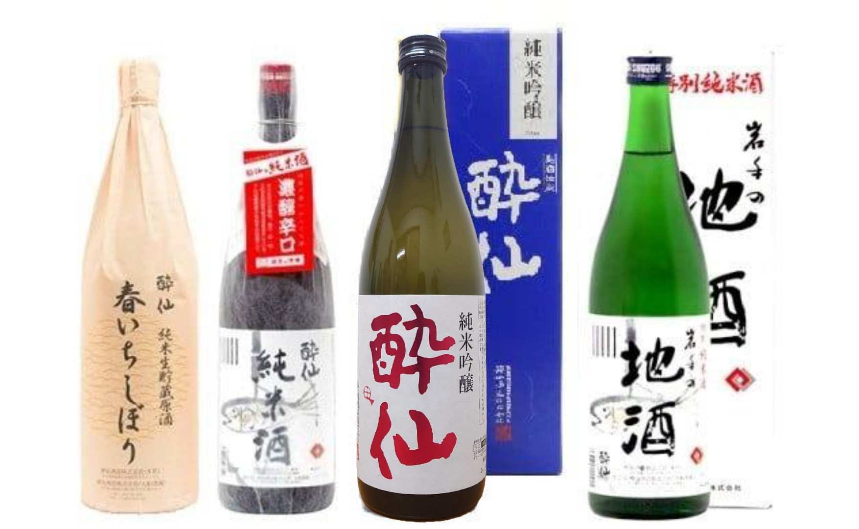 ※「煌琳 1800ml」は「純米吟醸 酔仙1800ml」へ変更になりました。