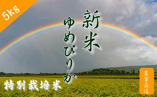 
5-020-017　新米･増毛町産特別栽培米・ゆめぴりか10kg【成澤農園】
