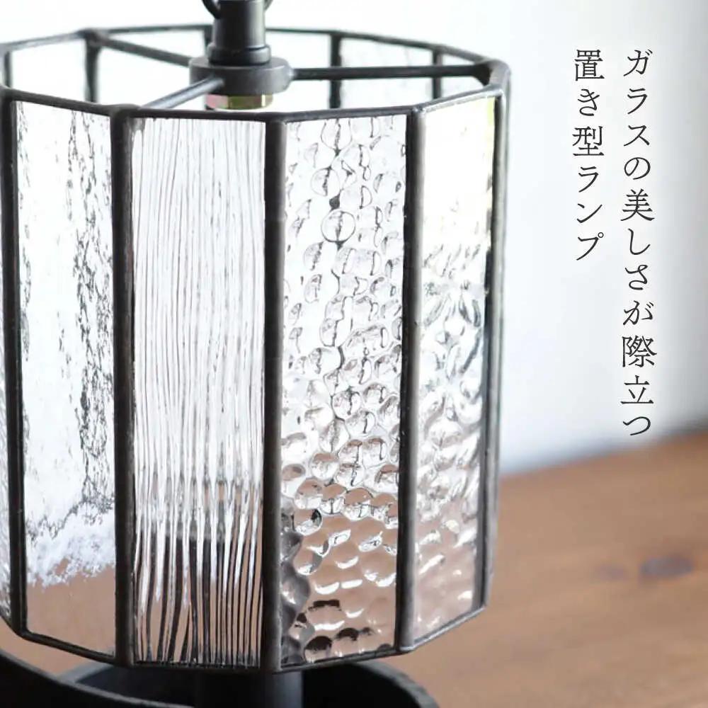 ステンドグラス テーブルランプ ストライプ ランプ / Nijiiro Lamp ニジイロランプ [BBAD010]