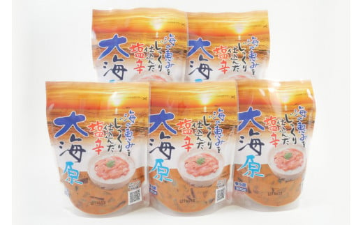 小野万 海の恵みをじっくり仕込んだ塩辛 大海原 300g 5個セット【ご飯のお供に、酒の肴に】 [小野万 宮城県 気仙沼市 20562590] 魚 魚介類 いか イカ 塩辛 いか塩辛 イカ塩辛 冷蔵 