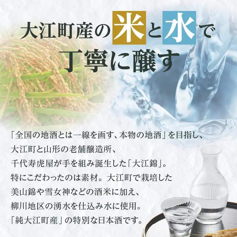 日本酒（生酒）大江錦初しぼり720ml×1本　 009-014