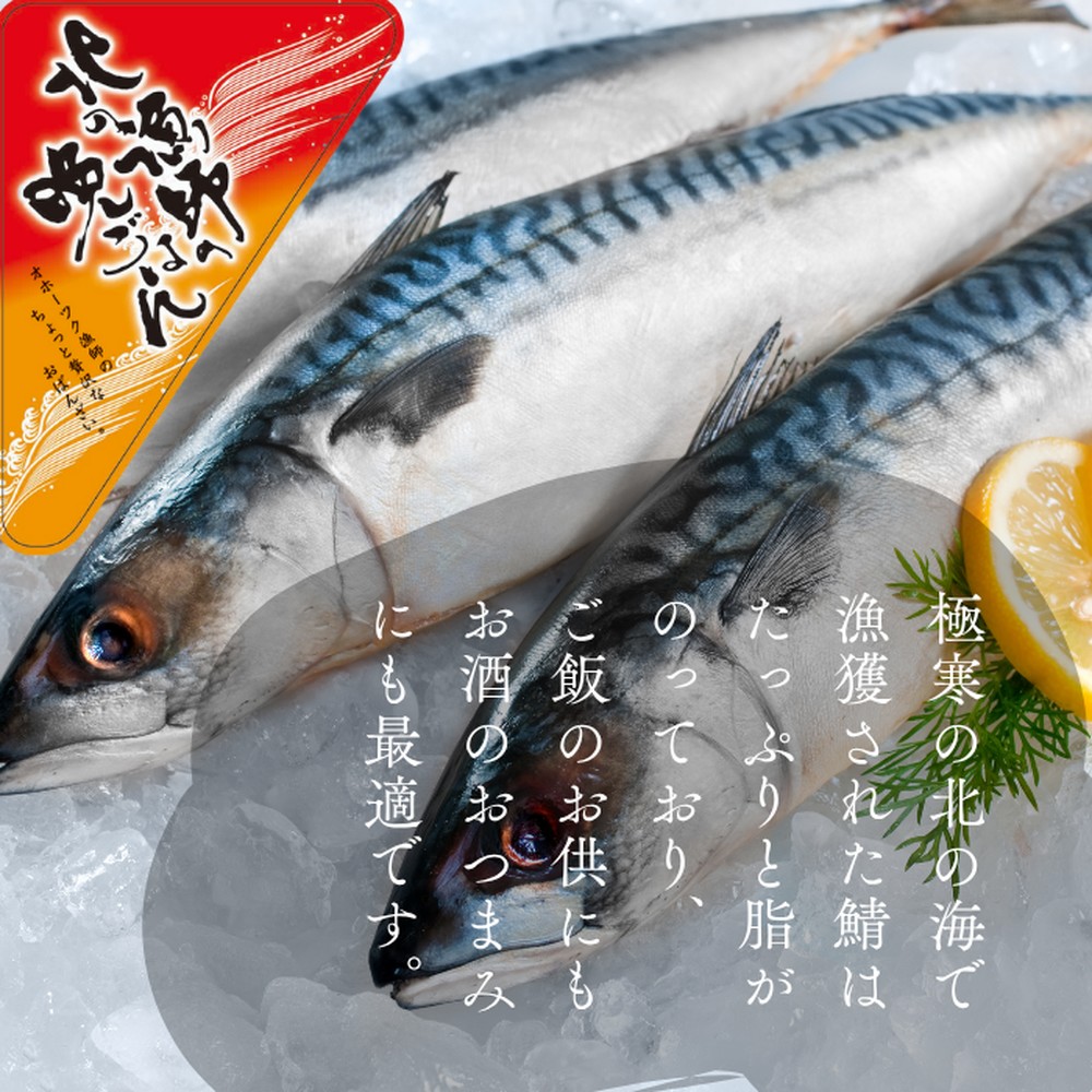 12-236 【お手軽調理】炙り塩さば【紋別漁師食堂】