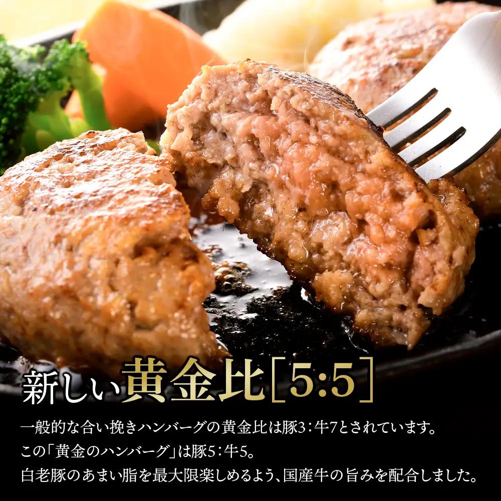 【定期便6ヶ月】国産100％白老合挽ハンバーグ150g×12 BV026