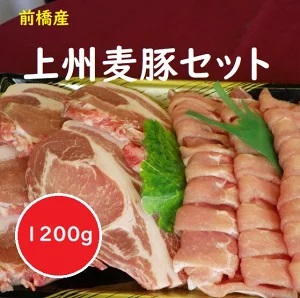 B-01 前橋産上州麦豚セット(1200g)