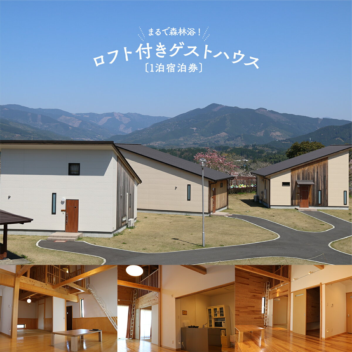 【ふるさと納税】ロフト付きゲストハウス 宿泊券 旅行 1泊宿泊券 送料無料 温泉 旅行券 チケット 旅館 熊本