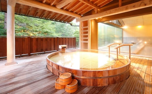 花巻温泉 佳松園 露天風呂付客室 ペア宿泊券 【1543】