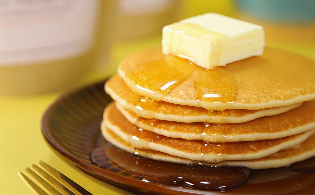 北海道蘭越産 米粉パンケーキ （3個入り） グルテンフリー 約225g×3個 （計約675g）