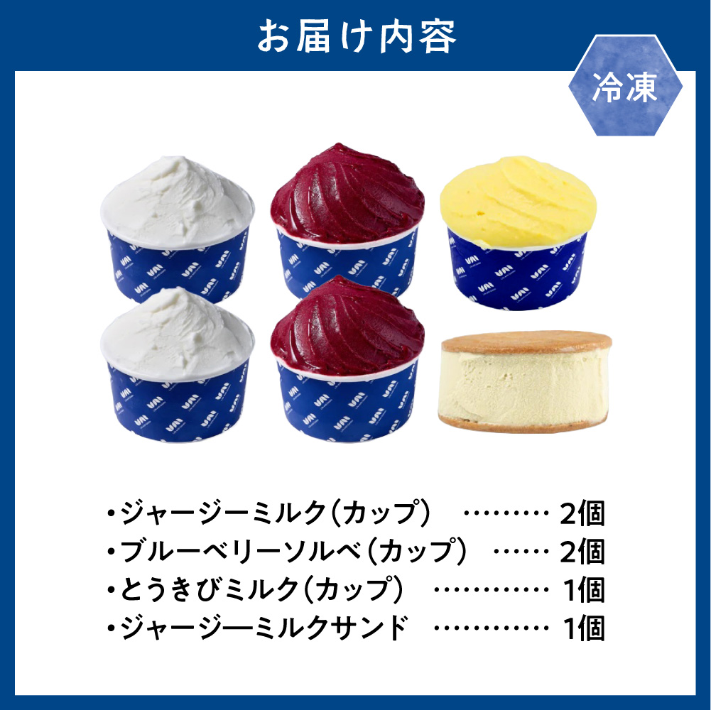 [1.2-343] とうべつジェラート＆ジェラートサンド 6点セット ジャージーミルク ブルーベリーソルベ とうきびミルク ジャージーミルクサンド Gelateria uni 株式会社一連 おやつ ア
