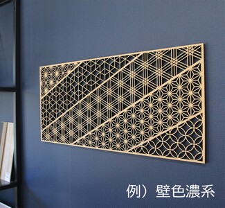 壁木飾（かべもくしょく）和柄5種斜め