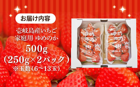 【訳あり/簡易包装】ゆめのか 250g × 2パック [JEM006] いちご 苺
