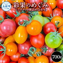 【ふるさと納税】 ＜先行予約＞彩果のめぐみ 700g ミニトマト とまと 詰め合わせ 新鮮野菜 トマト 美味しい 野菜 厳選 新鮮 夏野菜 サラダ tomato ギフト 贈答用 贈り物 プレゼント 数量限定 期間限定 フラガール ラブリーさくら 高知県 土佐市 ふるさとのうぜい 故郷納税