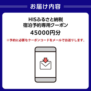 HISふるさと納税宿泊予約専用クーポン（東京都江東区）45,000円分【kt083-001-7】旅行 宿泊 ｸｰﾎﾟﾝ ﾁｹｯﾄ ﾌﾟﾗﾝ ﾄﾗﾍﾞﾙ 家族旅行