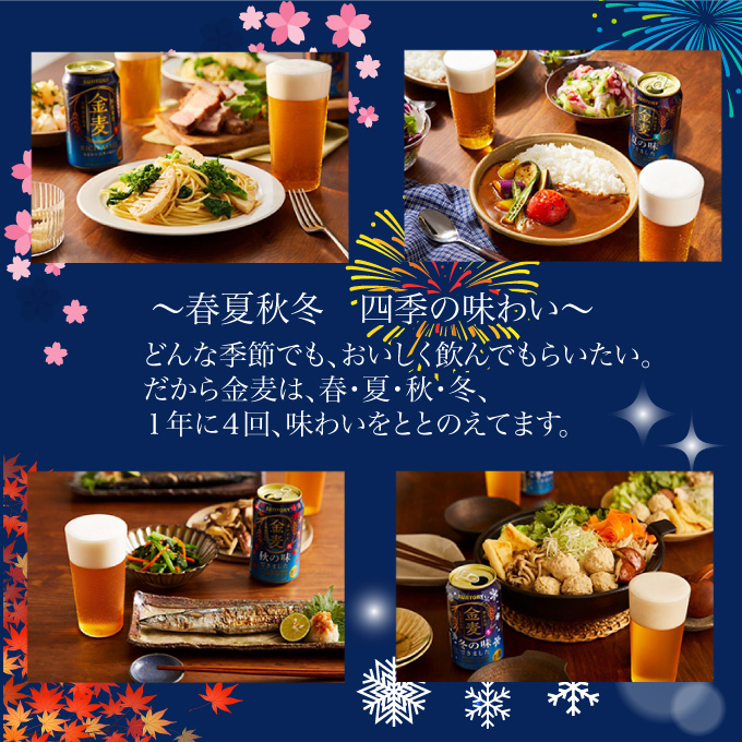 金麦 500ml 缶 24本 サントリー【ギフト 贈り物 お歳暮 お正月 お年賀 お中元 父の日 自宅用 バーベキュー 送料無料 東京都 府中市＜ 沖縄・離島配送不可＞」】A-000-K500-0 【