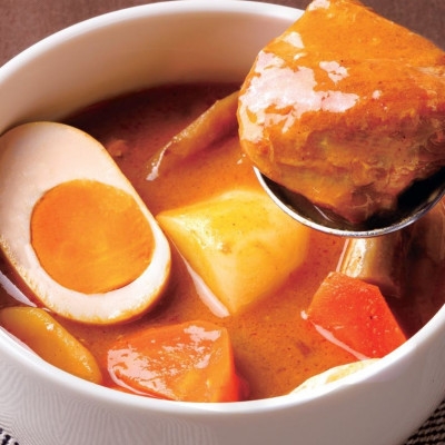 
                  兵庫の恵みと園田学園大学のコラボ商品!「百日どりが恋におちる魅惑の和風スープカレー」　2個セット【1635868】
                