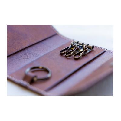 ふるさと納税 富山市 Tocco Lino(トッコ・リーノ)　キーケース　ブラウン |  | 01