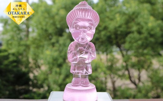 
『現代の名工』宮国次男作　琉球ガラス＜恩納ナビー＞瑠璃
