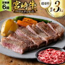 【ふるさと納税】牛肉 定期便 6ヶ月 超豪華 宮崎牛バラエティセット [ミヤチク 宮崎県 美郷町 31au0058] スライス サイコロ 牛バラ ステーキ 冷凍 小分け 宮崎牛 牛 牛肩ロース 牛ウデ 牛モモ