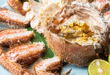 ボイル毛がに（浜茹で急速冷凍）2尾入 （2尾で800g～1.0kg） ふるさと納税 蟹 F4F-0443