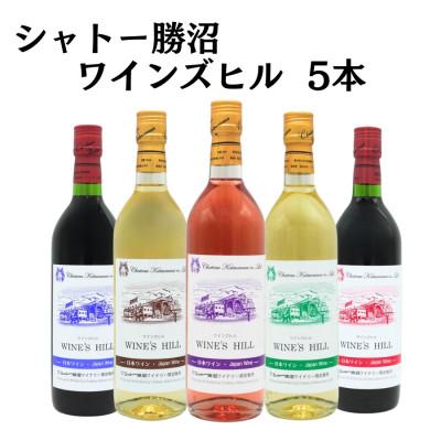 ふるさと納税 甲州市 シャトー勝沼 日本ワイン ワインズヒル5本セット
