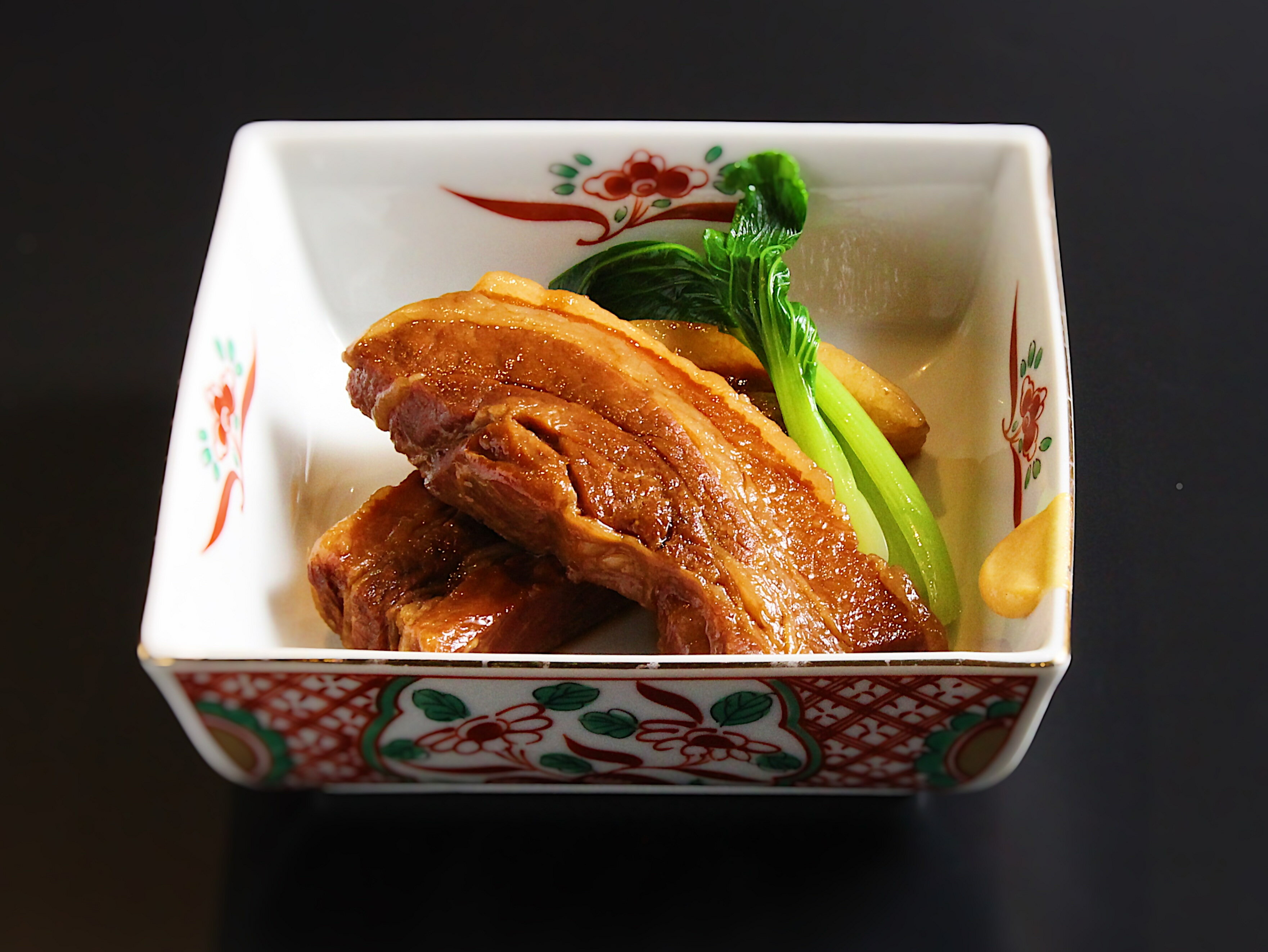 【ふるさと納税】大山豚ゴールド 豚角煮 2食分 冷凍【大山豚ゴールドバラ肉使用 】だんだんキッチン おかず 夕飯 簡単 便利 惣菜 鳥取県 米子市