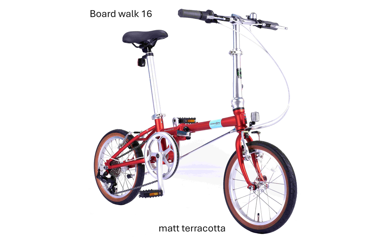 DAHON Int Folding Bike Board walk 16　Matt Terracotta【四日市市 で人気の返礼品 武田産業 折り畳み自転車 自転車 折りたたみ自転車 折りたたみ式自転
