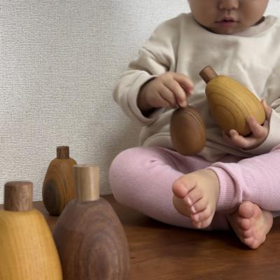 ふるさと納税 大網白里市 木のおもちゃ　びわの実(中) |  | 03