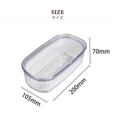 ふるさと納税 海南市 ベジマジあらうスリム　野菜保存容器　ボウル　ザル　セット　フタ付き　ホワイト |  | 01