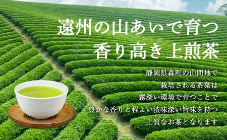 森の茶上煎茶 かおり 100g×5袋 茶 お茶 緑茶 煎茶 茶葉 森町 静岡県