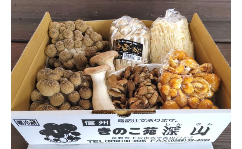 朝採りきのこ6種詰め合わせ