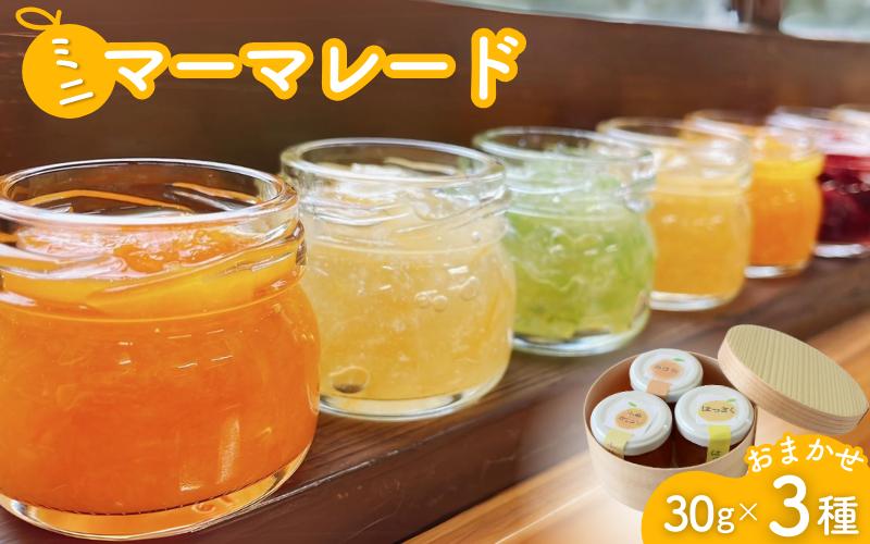
                  ミニマーマレード おまかせ3種セット（30g×3） / ジャム オレンジ みかん 柑橘 手づくり ビン 詰め合わせ 食べ比べ 和歌山県 田辺市【ktr019】
                
