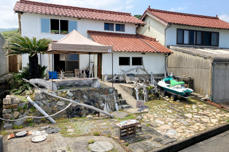 海辺の古民家民泊「TERA-HOUSE」宿泊プラン（ファミリーセット）【 宿泊プラン 古民家 民宿 海辺 オーシャンビュー ふるさと 島根県 益田市】