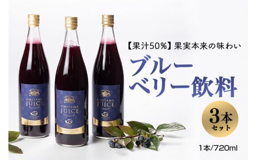 
果汁50％ブルーベリー飲料3本セット ブルーベリー ブルーベリー飲料 フルーツ 果物 フルーツジュース ジュース ビタミンE アントシアニン 栄養 目にいい 健康 美容 瞳の健康 ギフト 贈り物 茨城県産 人気 プレゼント セット ドリンク ９－Ａ
