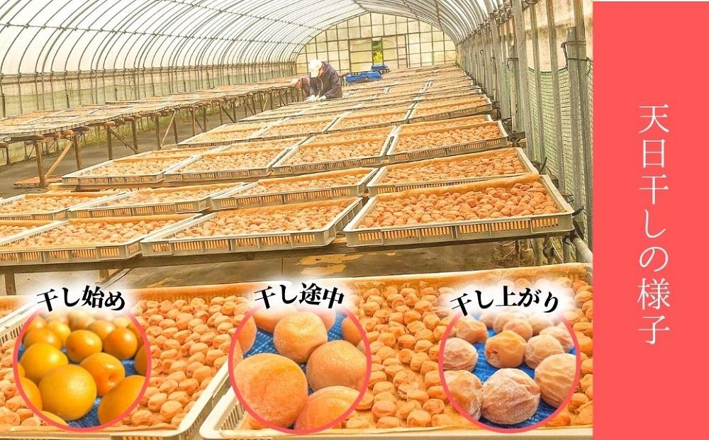 無添加　白干梅　(2L～3Lサイズ、800g）紀州南高梅　【梅農家厳選　手づくり梅干】
