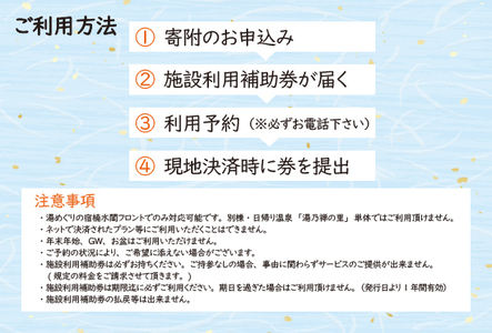 楠水閣　施設利用補助券　15,000円 　M797