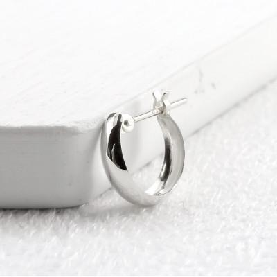 ふるさと納税 昭和町 プラチナ フープピアス  片耳 小さめ pt900 210420sh105pum |  | 02