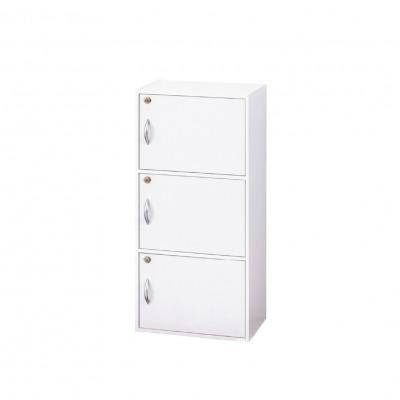 ふるさと納税 海南市 鍵付き3段ボックス　ホワイト |  | 01