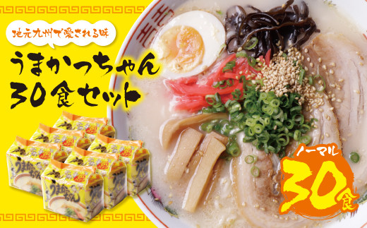 Y55-35 うまかっちゃん 豚骨ラーメン 30食セット ★レビューキャンペーン開催★
